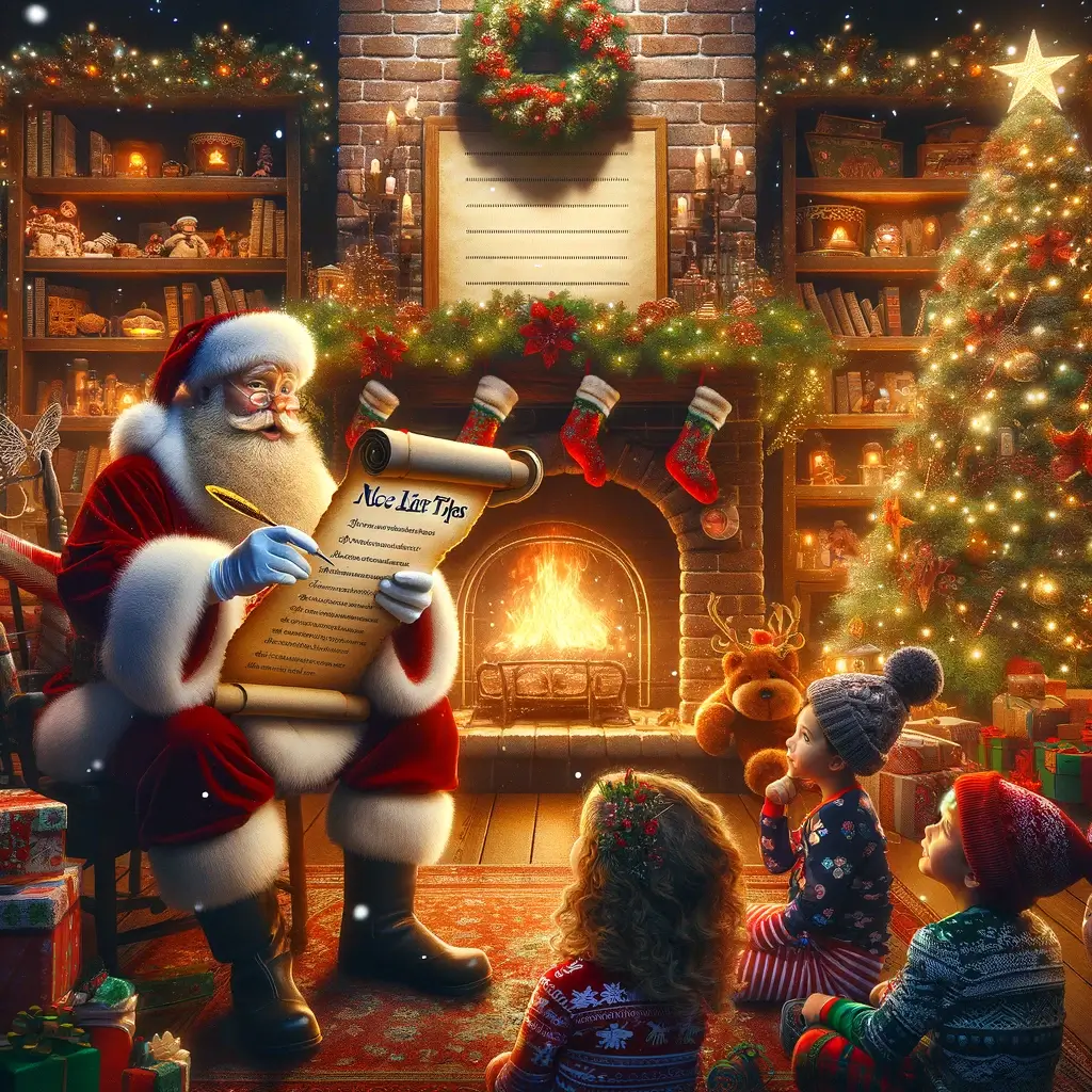 Conseils pour la liste de cadeaux du Père Noël