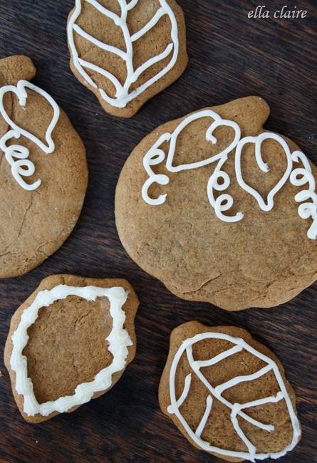 Spiced Pumpkin Gingerbread Cookies – Ella Claire Inspired